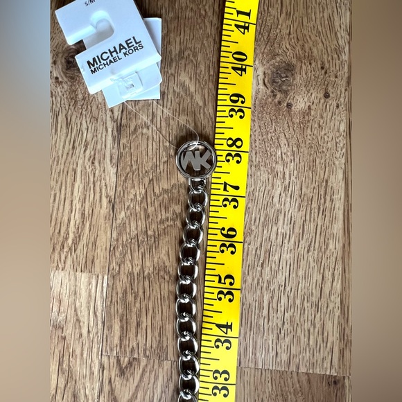 Michael Kors Logo Silver Chain Belt S/M main image 7